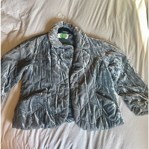 Quilted Velvet Anthropologie Jacket